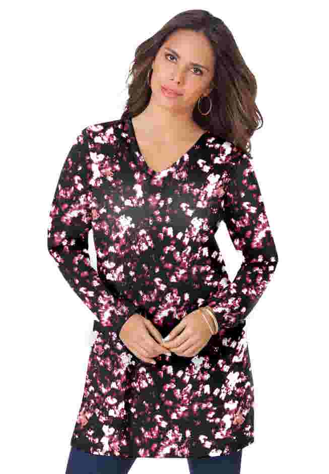 Ultimate Long Sleeve V Neck Tunic image number 0