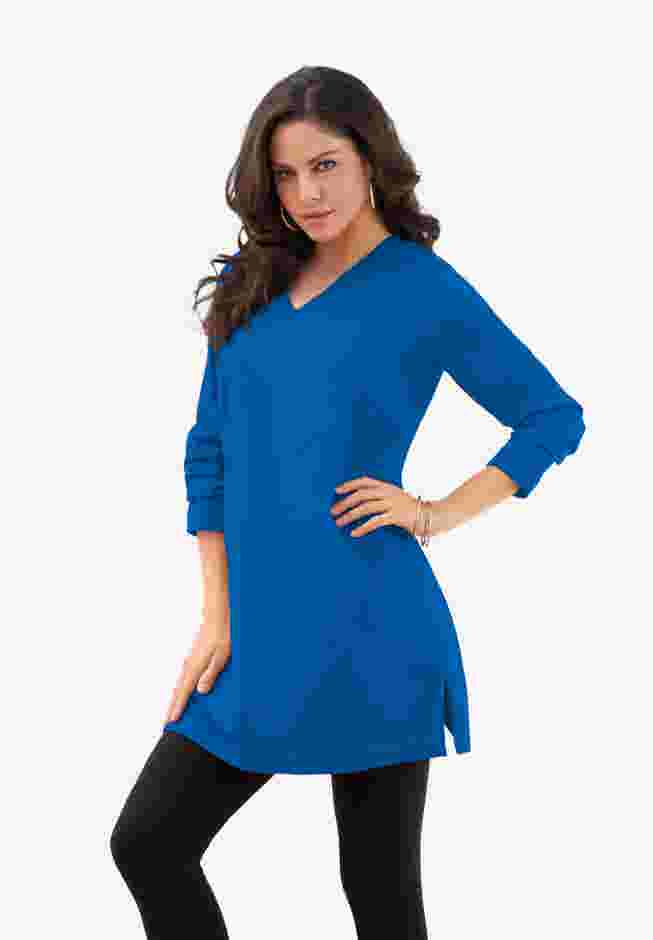 Ultimate Long Sleeve V Neck Tunic image number 0