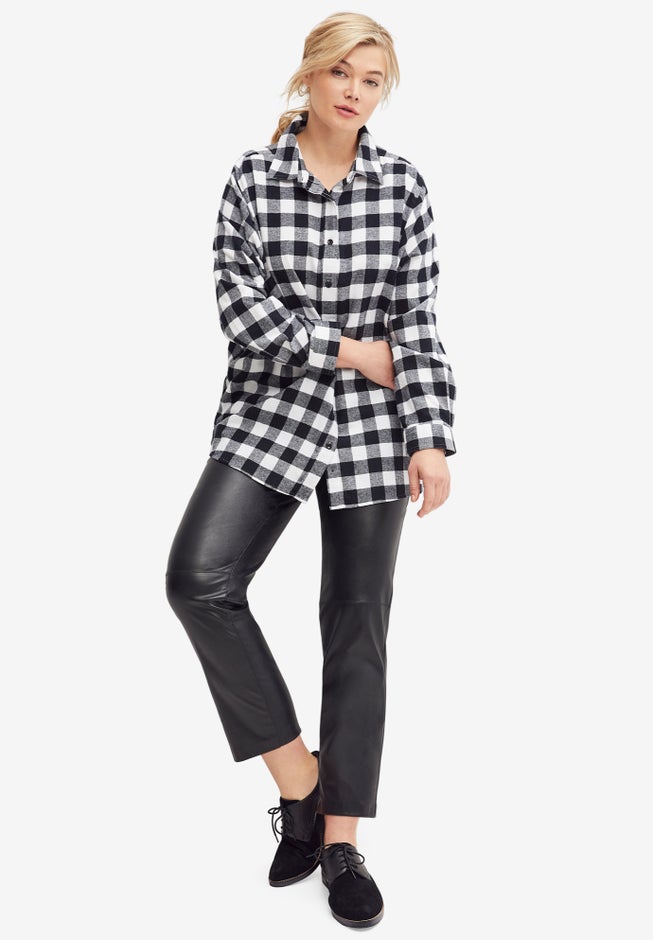 Faux Leather Trousers image number 2