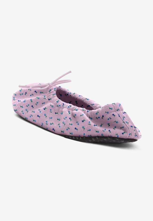 Dreams & Co.&reg; Knit Ballerina Slipper image number 1
