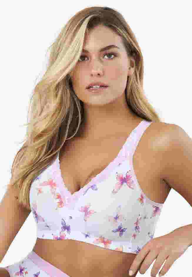 Cotton Comfort Wireless Bra image number 4