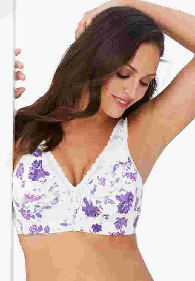 Cotton Comfort Wireless Bra image number 7
