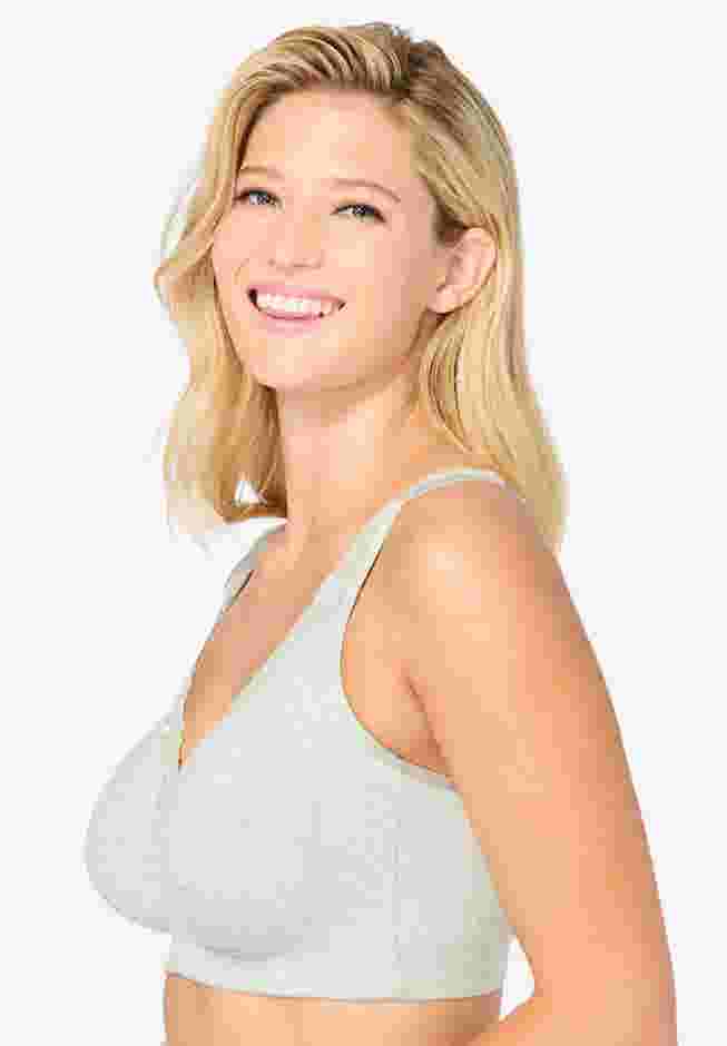 Cotton Comfort Wireless Bra image number 2