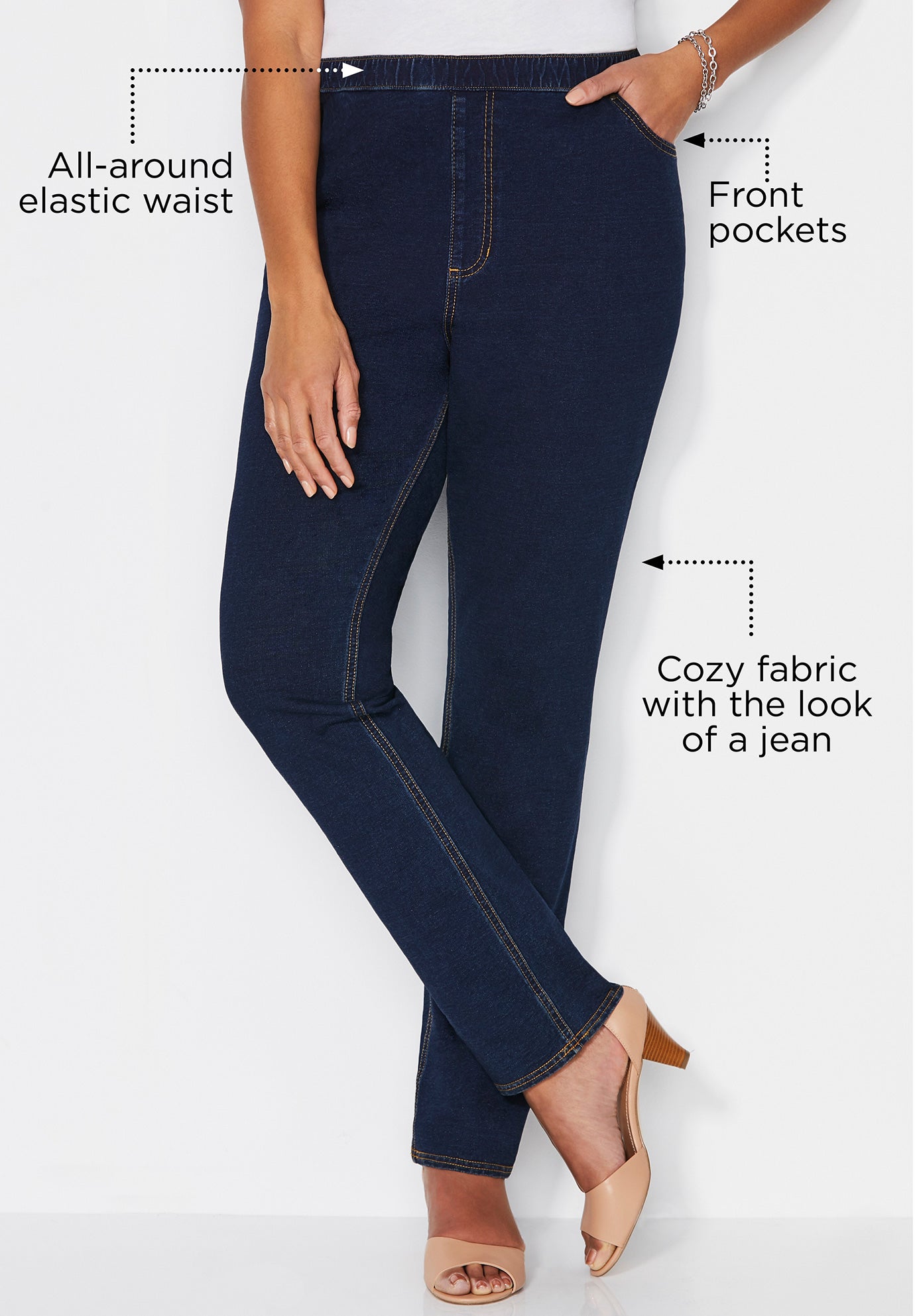 The Knit Jean image number 1