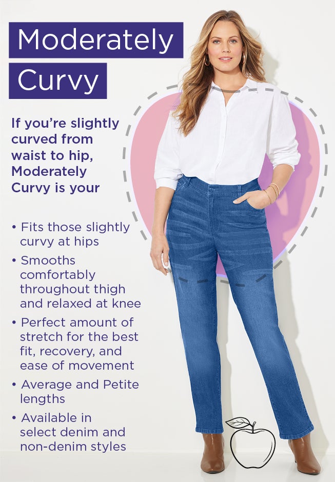 Right Fit® Moderately Curvy Jean image number 5
