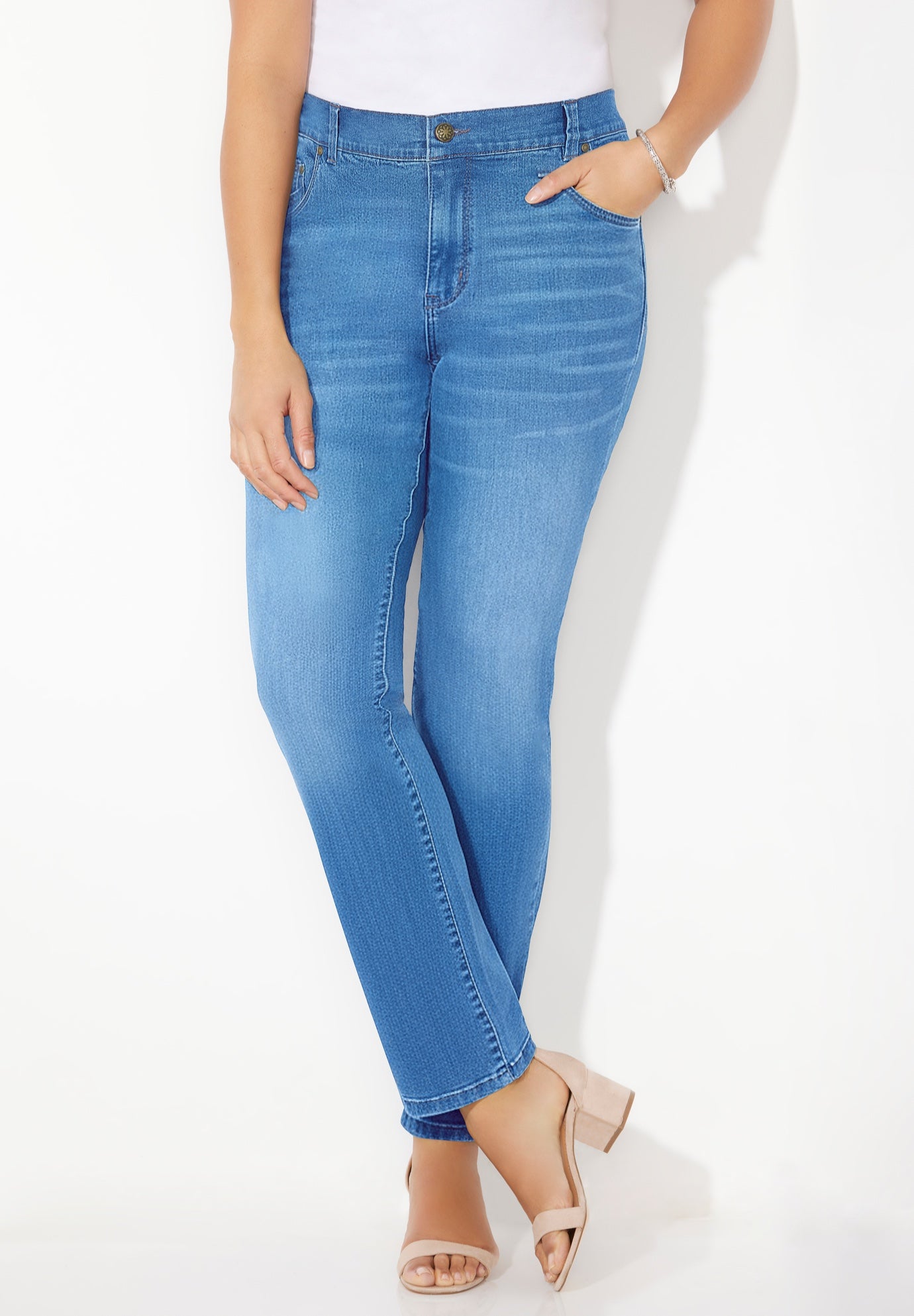 Right Fit® Moderately Curvy Jean image number 0