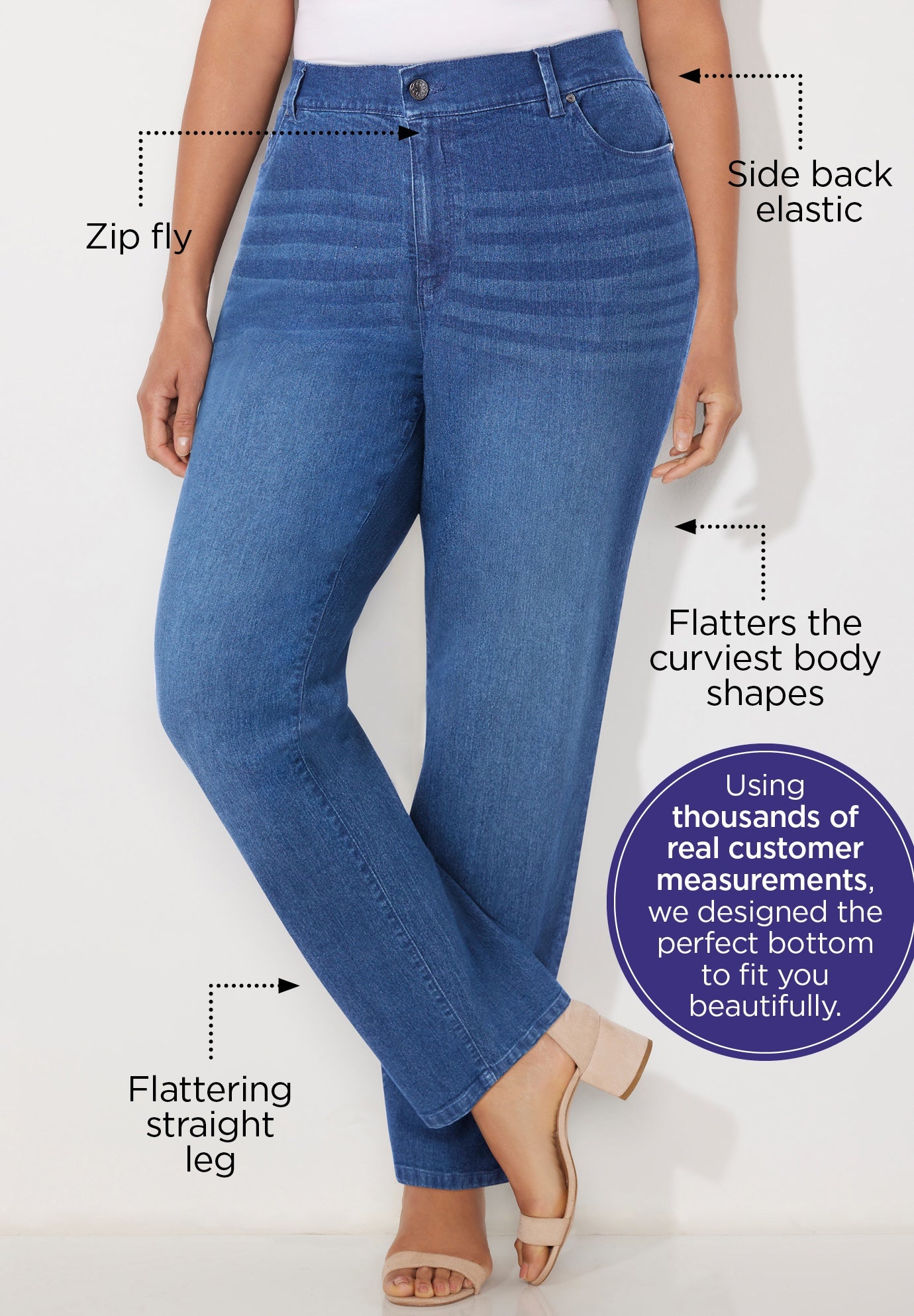 Right Fit&reg; Curvy Jean image number 1