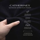 Sateen Stretch Capri image number null