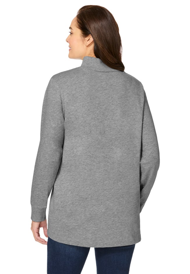 Perfect Long-Sleeve Mockneck Tee image number 1