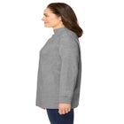 Perfect Long-Sleeve Mockneck Tee image number null