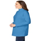 Perfect Long-Sleeve Mockneck Tee image number null