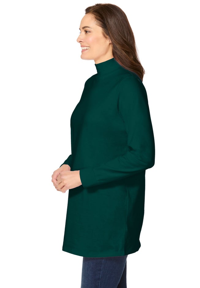 Perfect Long-Sleeve Mockneck Tee image number 2