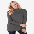 Perfect Long-Sleeve Mockneck Tee image number null