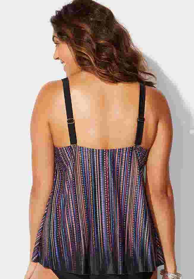 Flyaway Underwire Tankini Top image number 1