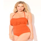 Fringe Bandeau One Piece Swimsuit image number null