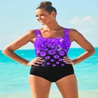 Chlorine Resistant Tank One Piece Swimsuit image number null