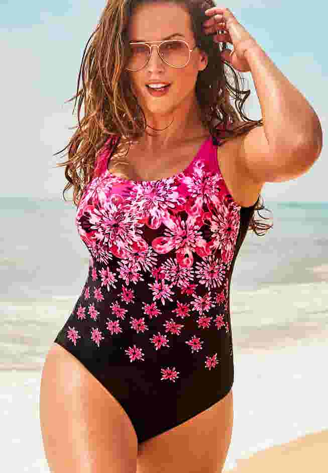 Chlorine Resistant Tank One Piece Swimsuit image number 0