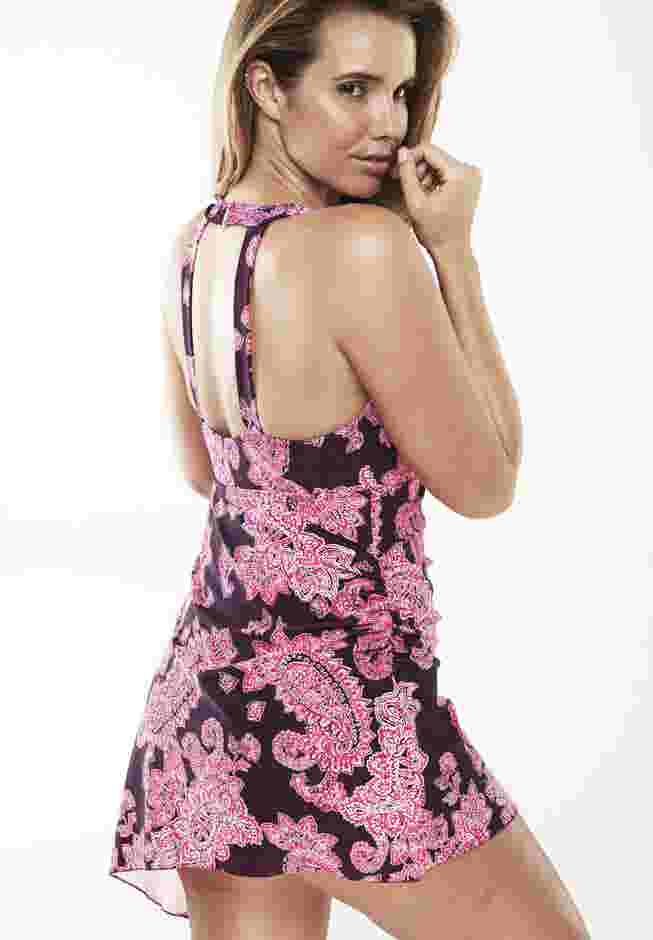 Multi-Style Convertible Swim Dress image number 1