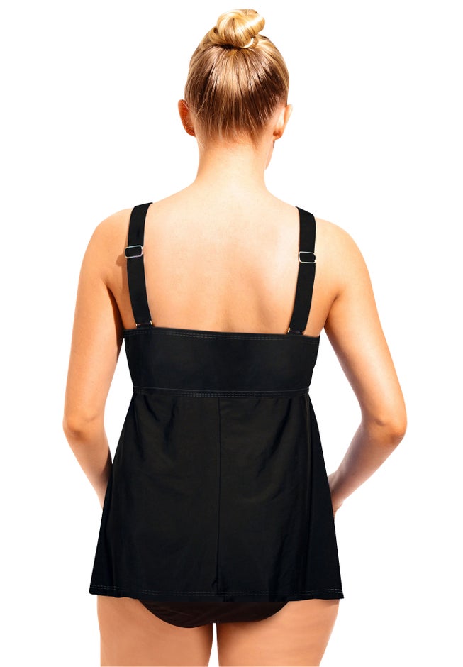 V-Neck Flowy Tankini Top image number 1