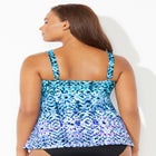 V-Neck Flowy Tankini Top image number null