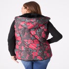 Plus Size 2-in-1 Puffer and Faux Fur Vest image number null