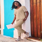 Stretch Cotton Chino Straight Leg Pant image number null