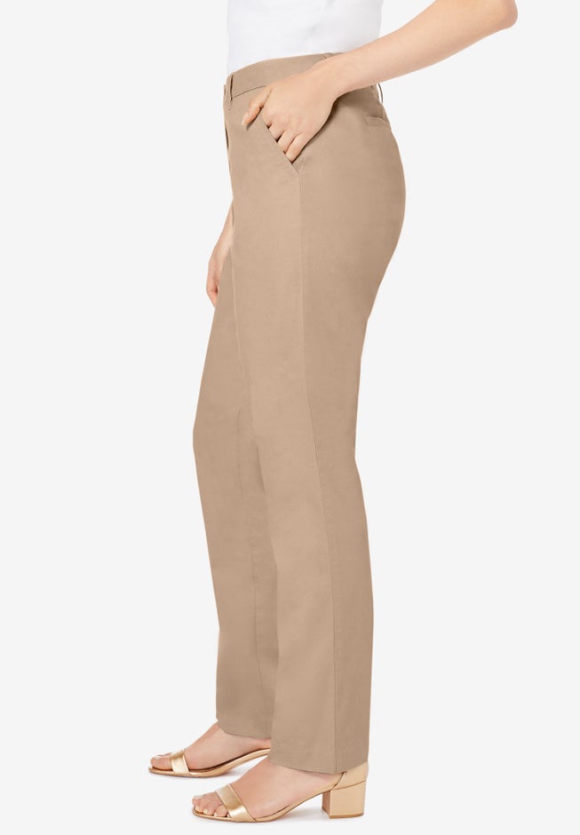 Stretch Cotton Chino Straight Leg Pant image number 2