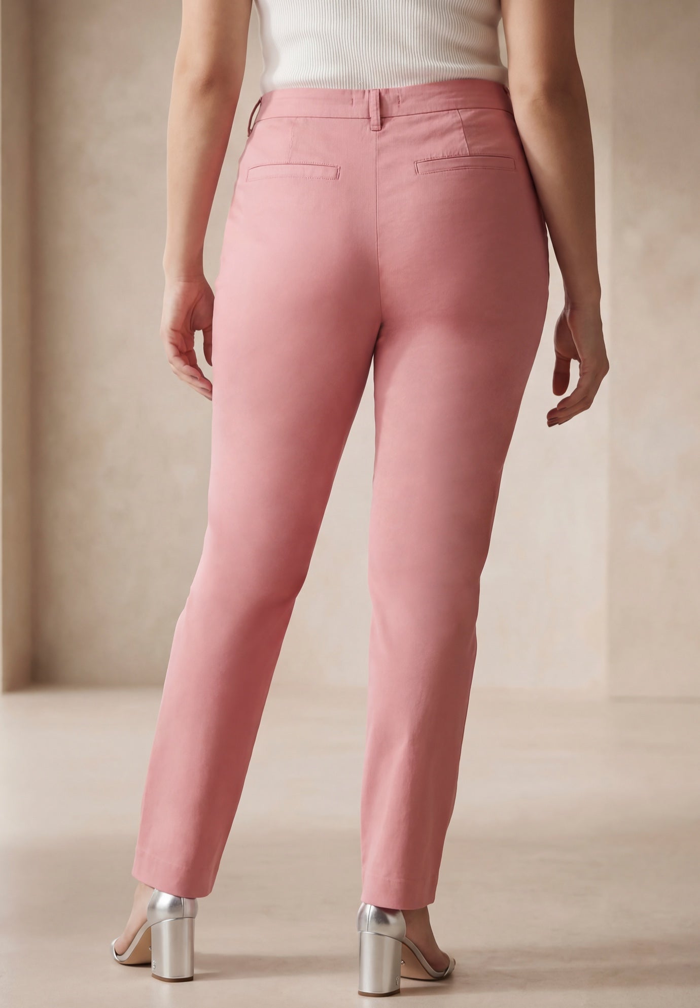 Stretch Cotton Chino Straight-Leg Pant image number 2