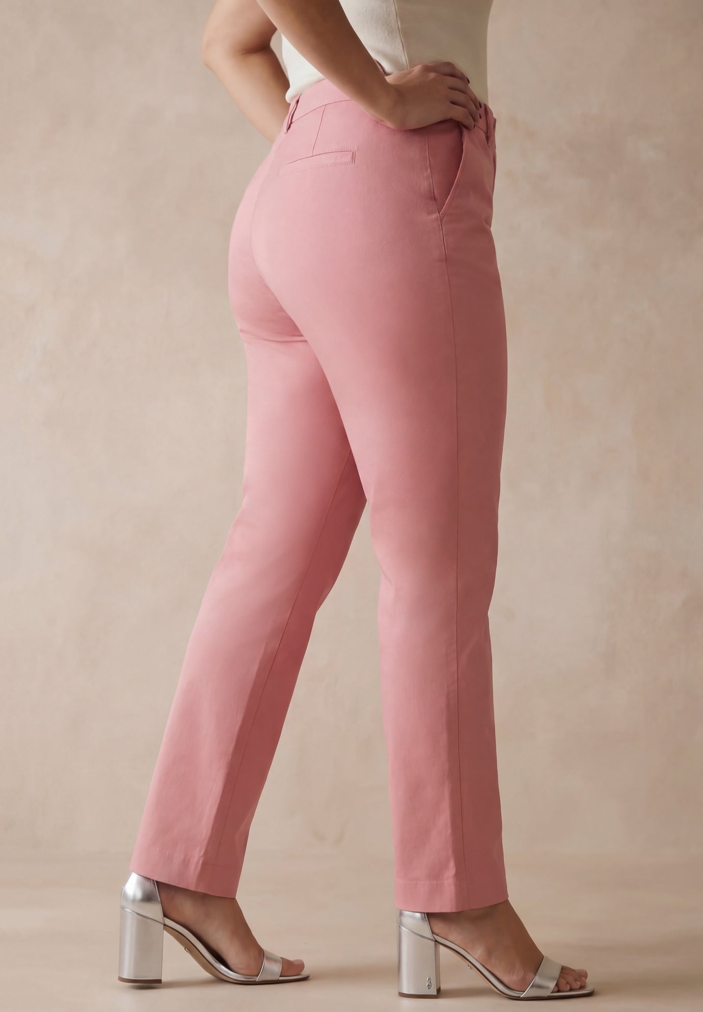 Stretch Cotton Chino Straight-Leg Pant image number 3