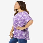 Perfect Printed Short-Sleeve Boatneck Tunic image number 2