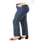 Comfort Waist Stretch Denim Straight Leg Jean image number null