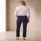 Comfort Waist Stretch Denim Straight-Leg Jean image number null