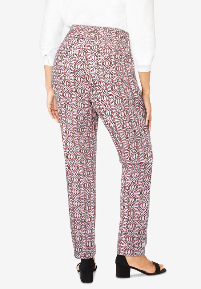 Comfort Waist Stretch Denim Straight Leg Jean image number 1