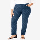 Comfort Waist Stretch Denim Straight Leg Jean image number null