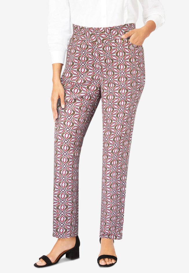 Comfort Waist Stretch Denim Straight Leg Jean image number 0