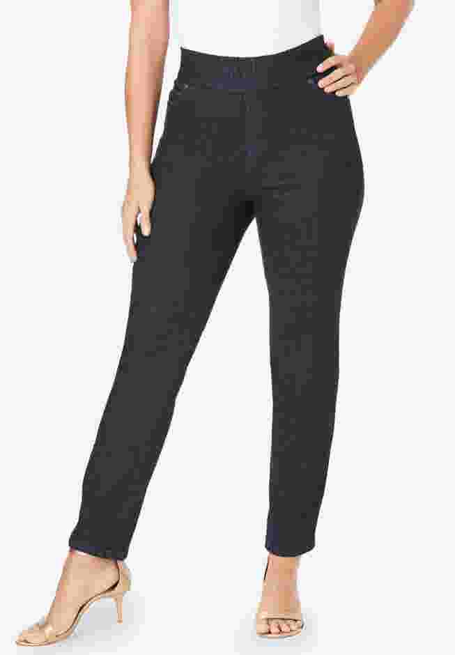 Comfort Waist Stretch Denim Straight Leg Jean image number 0