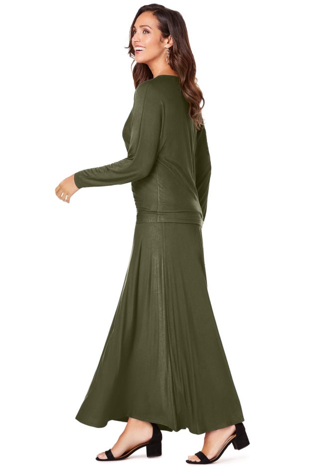 2-Piece Dolman Sleeve Skirt Set image number 2