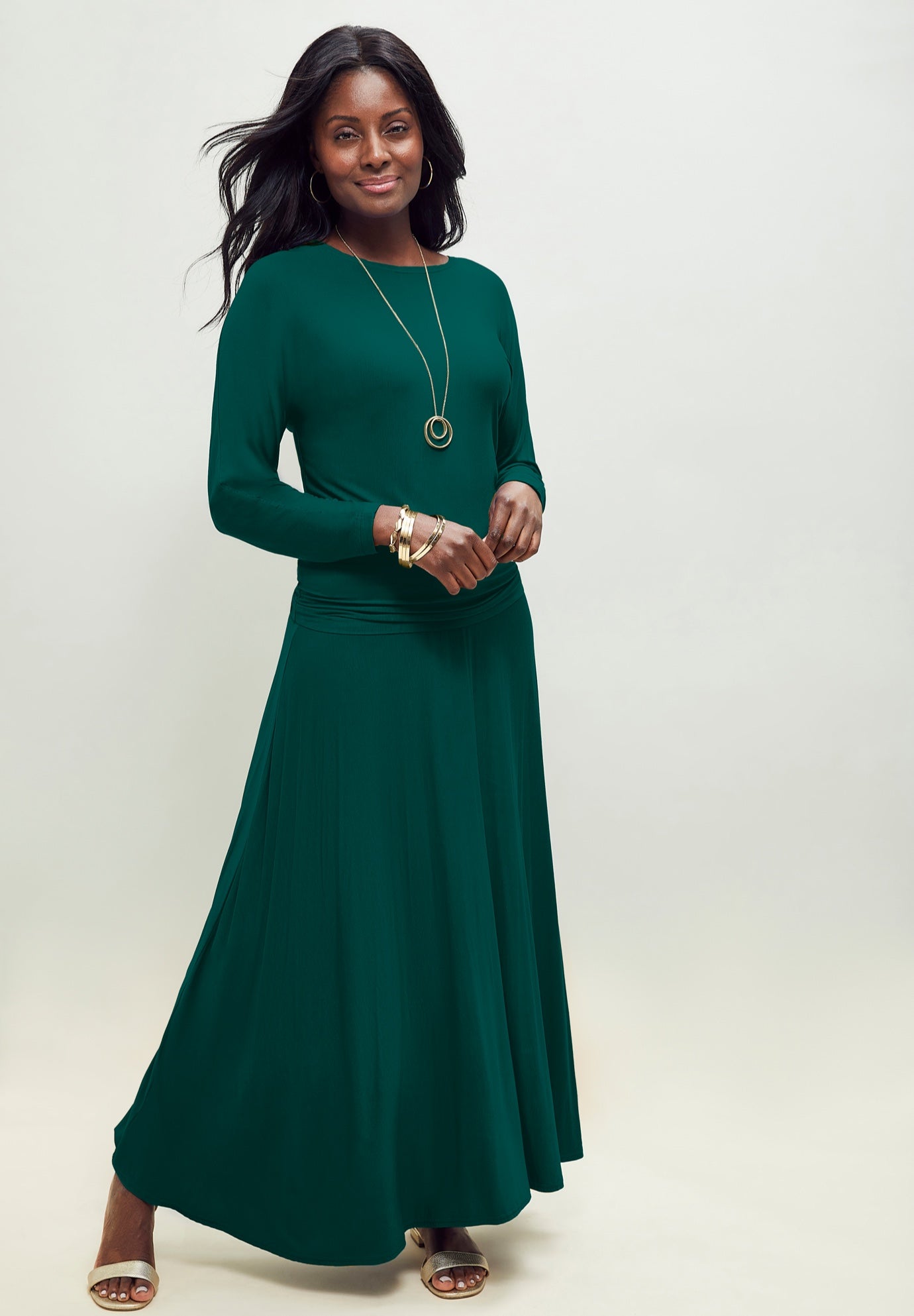 2-Piece Dolman Sleeve Skirt Set image number 0