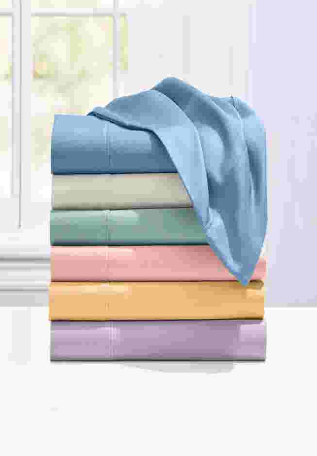 Solid Damask 6-PC. Sheet Set image number 2