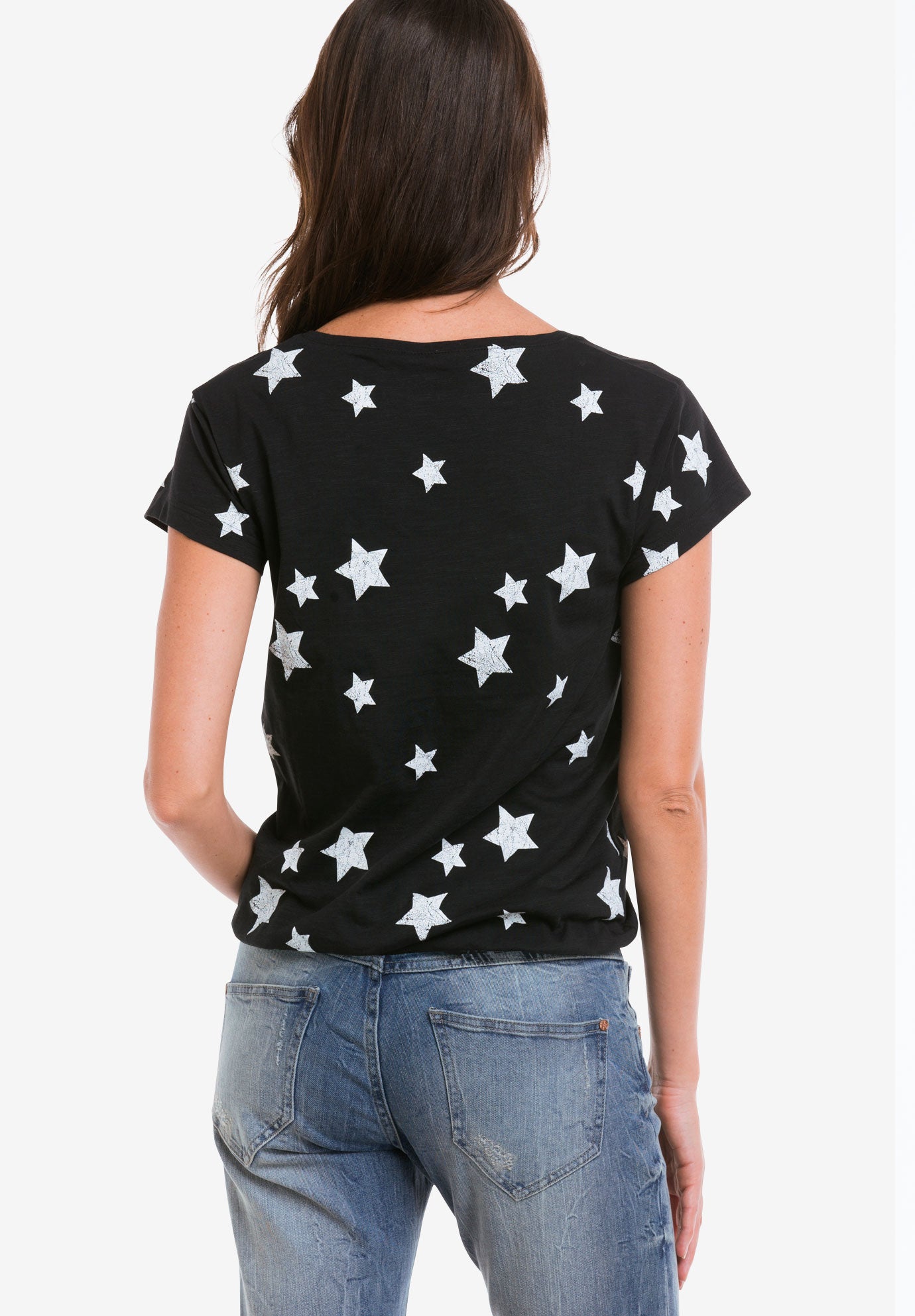 Graphic Scoop Neck Tee image number 4