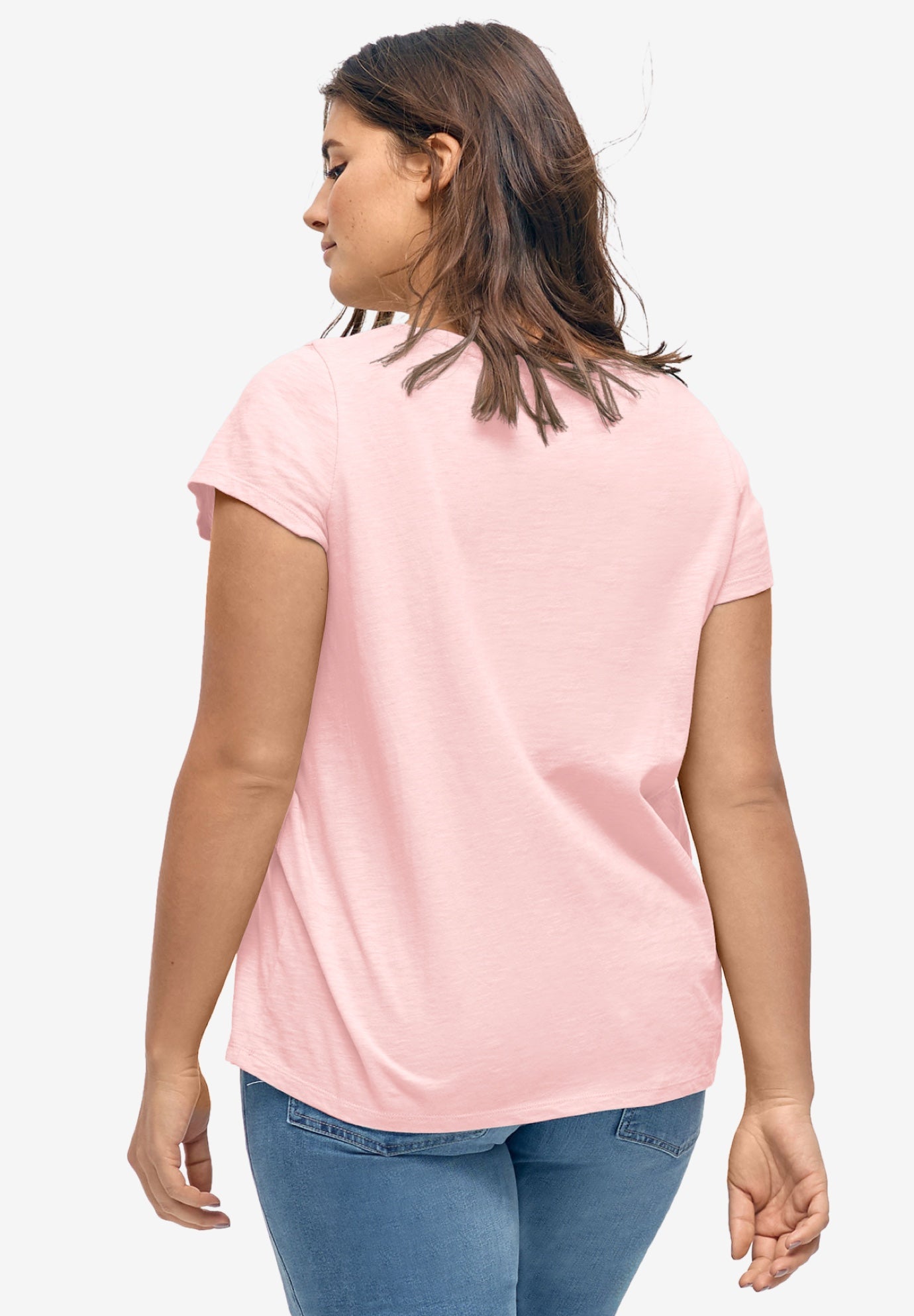 Graphic Scoop Neck Tee image number 1