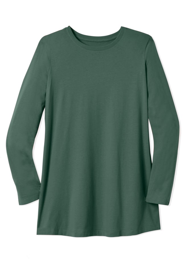 Perfect Long-Sleeve Crewneck Tee image number 1