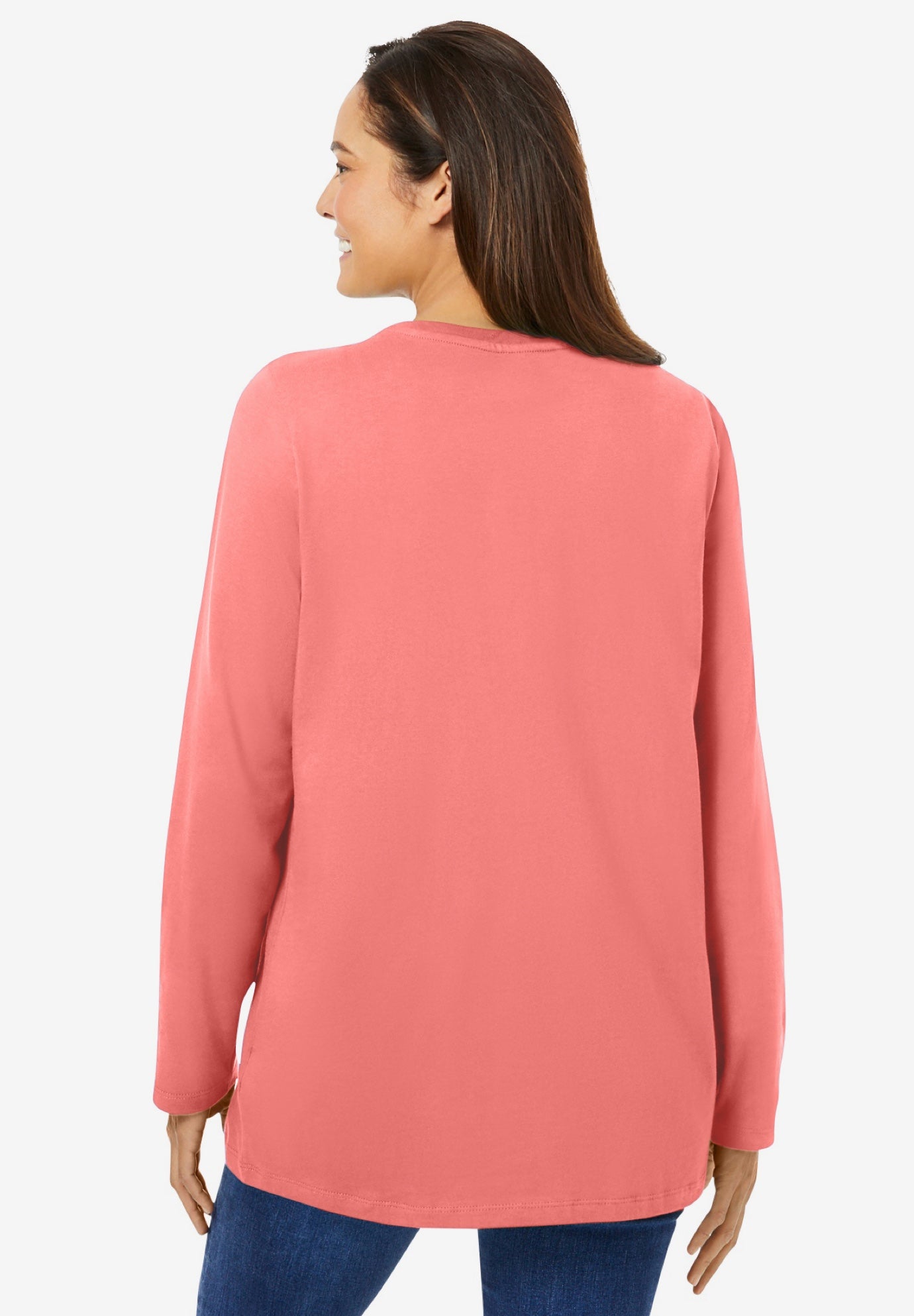 Perfect Long-Sleeve Crewneck Tee image number 1