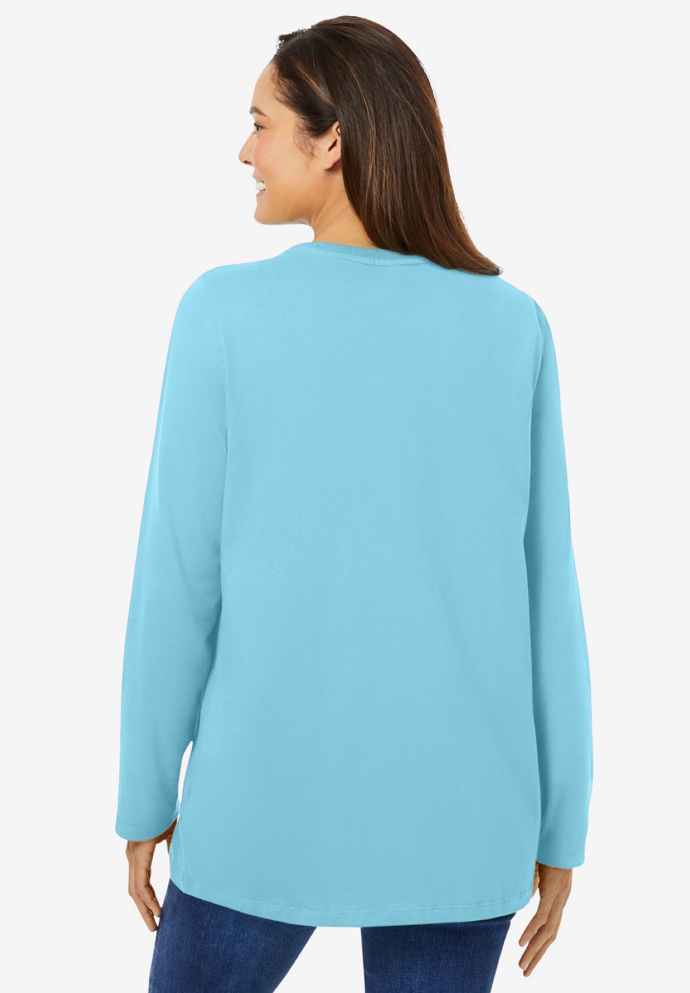 Perfect Long-Sleeve Crewneck Tee image number 2