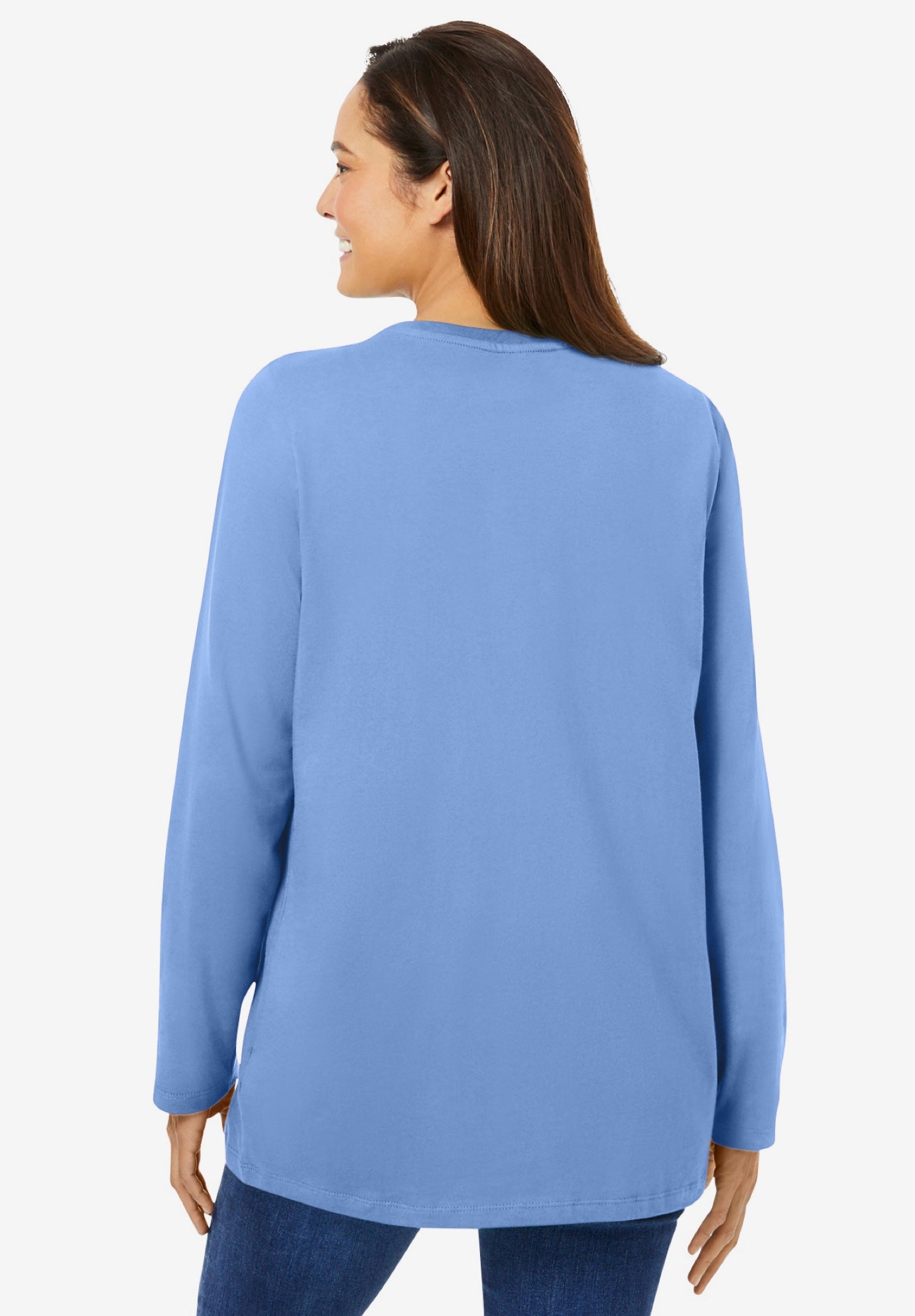 Perfect Long-Sleeve Crewneck Tee image number 2