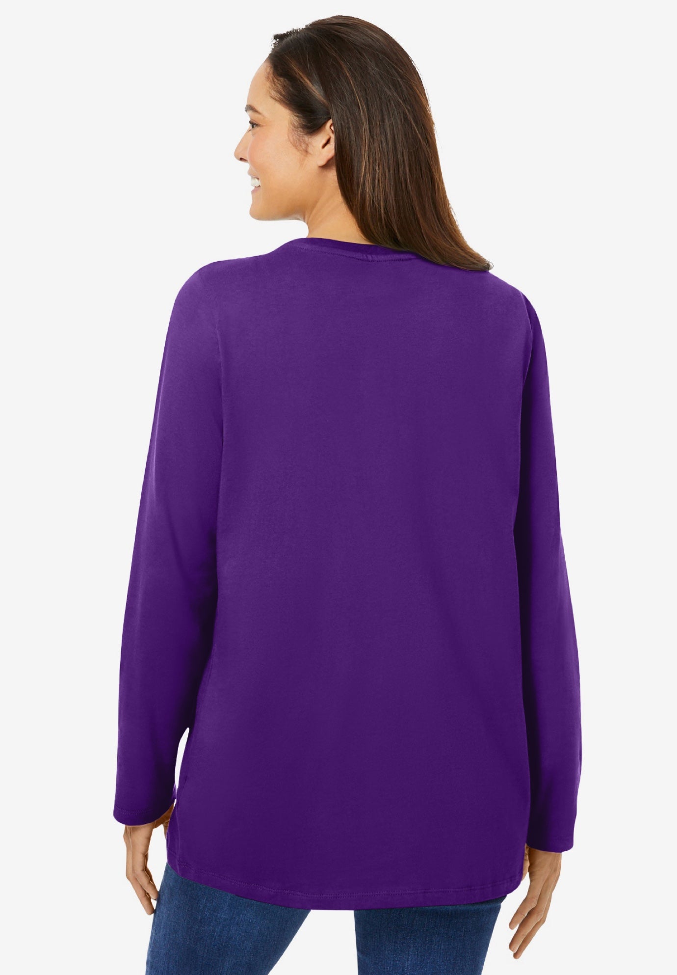 Perfect Long-Sleeve Crewneck Tee image number 2