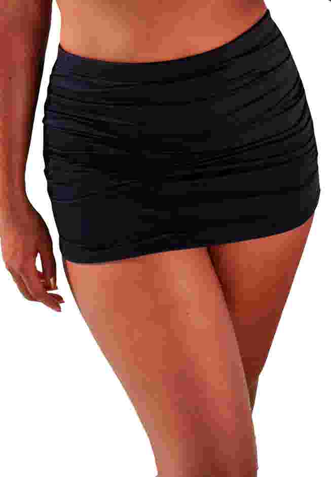 Shirred High Waist Swim Skirt image number 0