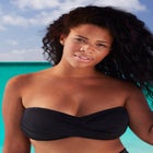 Valentine Ruched Bandeau Bikini Top image number null