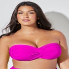 Valentine Ruched Bandeau Bikini Top image number null