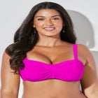 Valentine Ruched Bandeau Bikini Top image number null